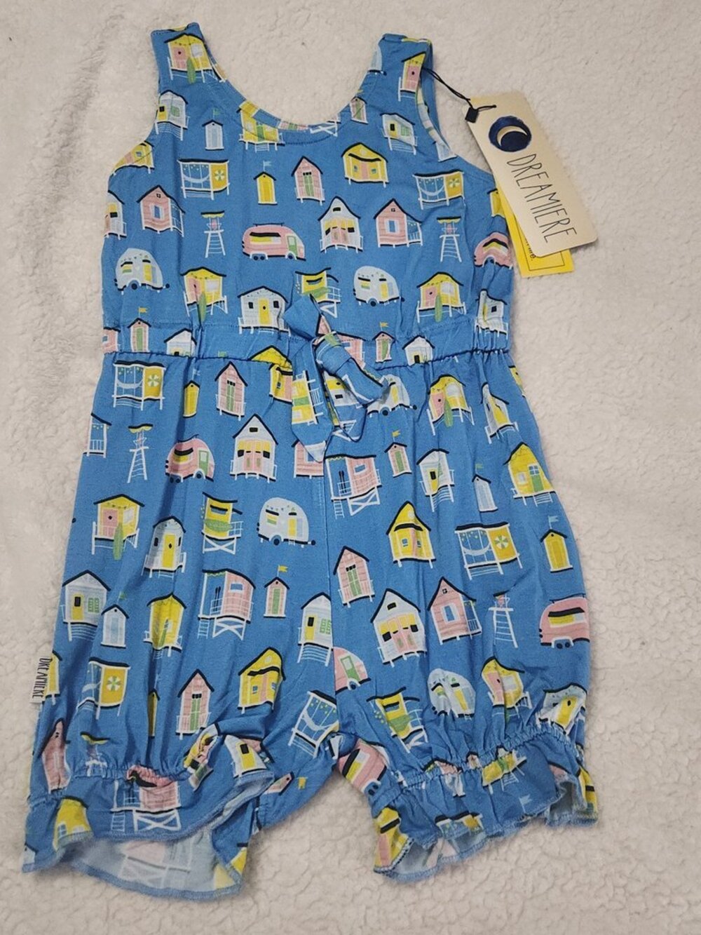 NWT Dreamiere beach themed romper 5/6